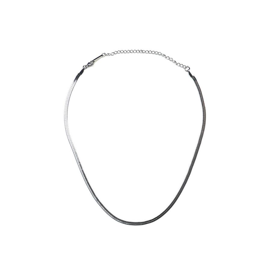 sinc (シンク) / フラット スネークチェーン ネックレス 3mm 平打ち NS05 シルバー 重ね付け シンプル ネックレス チェーン 幅広タイプ 20代 30代 40代 50代 6… |  | 01