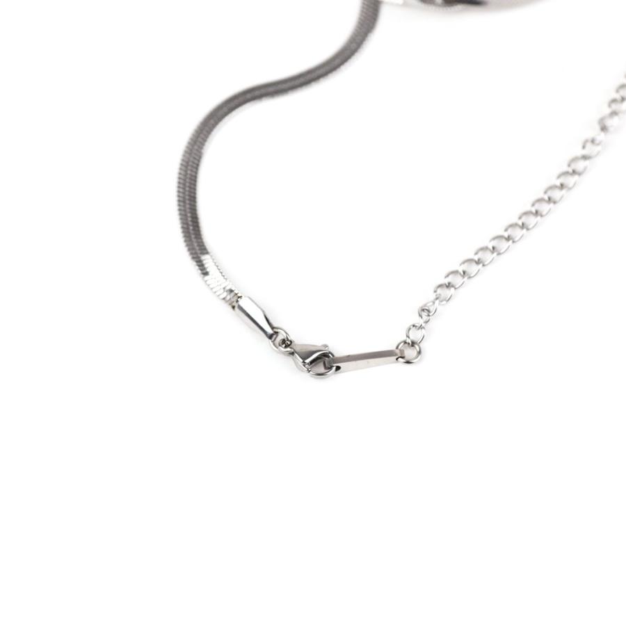 sinc (シンク) / フラット スネークチェーン ネックレス 3mm 平打ち NS05 シルバー 重ね付け シンプル ネックレス チェーン 幅広タイプ 20代 30代 40代 50代 6… |  | 03