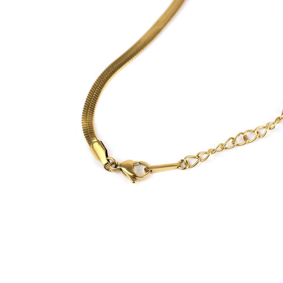 sinc (シンク) / ワイド スネークチェーン ネックレス 4mm 平打ち 幅広 NG06 ゴールド 重ね付け シンプル ネックレス チェーン 幅広タイプ 20代 30代 40代 50… |  | 03