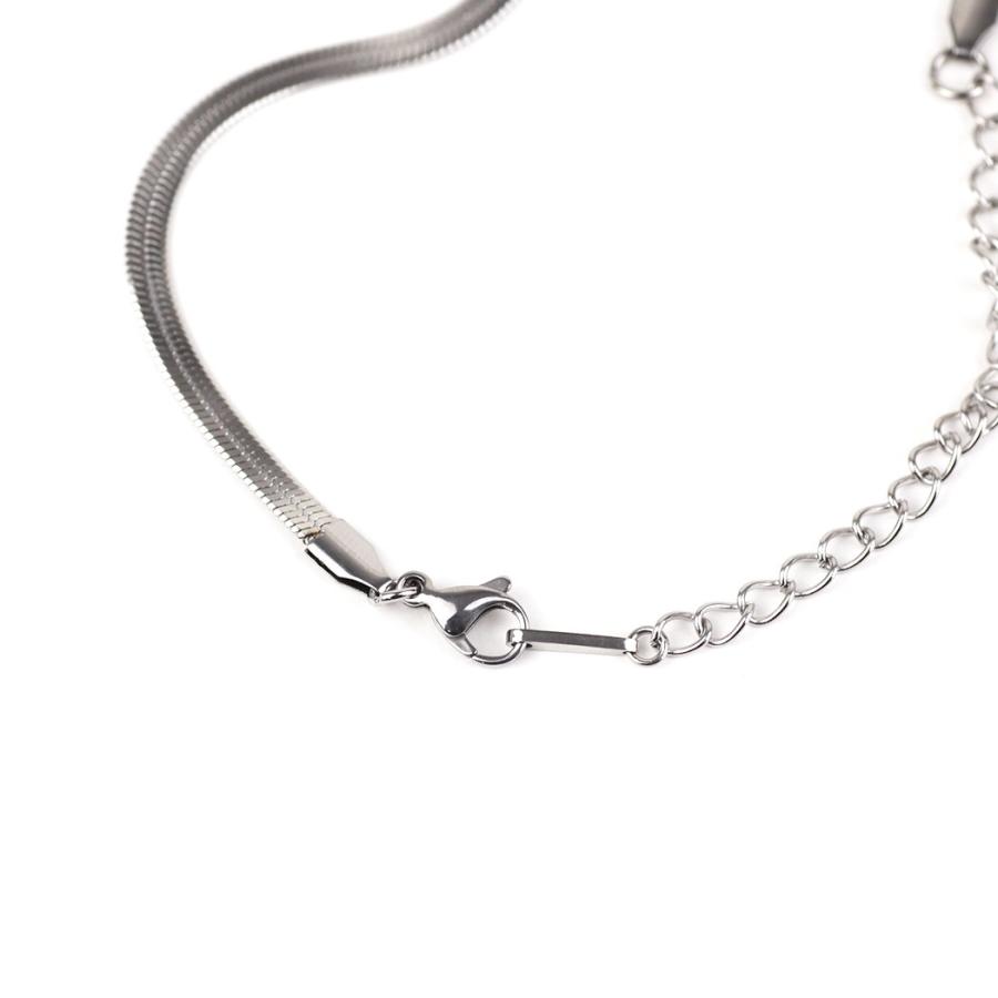 sinc (シンク) / ワイド スネークチェーン ネックレス 4mm 平打ち 幅広 NS06 シルバー 重ね付け シンプル ネックレス チェーン 幅広タイプ 20代 30代 40代 50… |  | 03