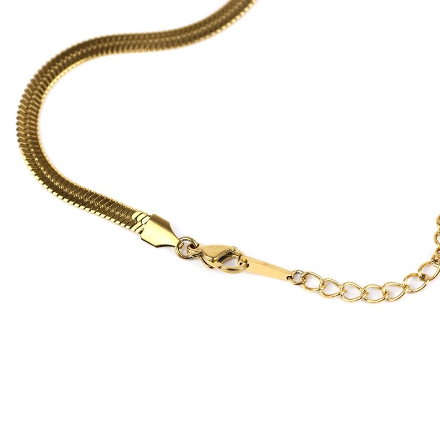 sinc (シンク) / ワイド スネークチェーン ネックレス 5mm 平打ち 幅広 NG07 ゴールド 重ね付け シンプル ネックレス チェーン 幅広タイプ 20代 30代 40代 50… |  | 04