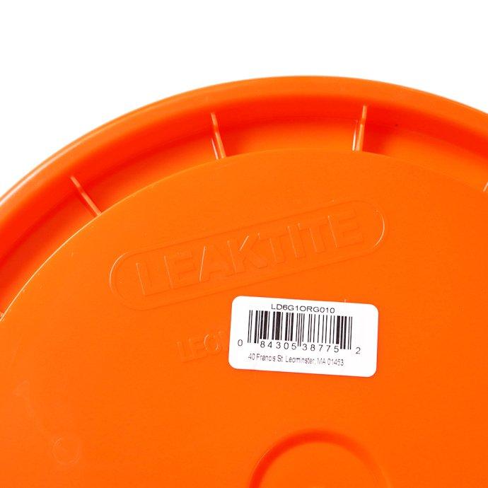 LEAKTITE / USA 5ガロンバケツ用リッド（フタ） オレンジ アメリカ製 インテリア 掃除グッズ ゴミ箱 雑貨 USA プチギフト プレゼント お祝い 贈り物 ポイント … | LEAKTITE | 01