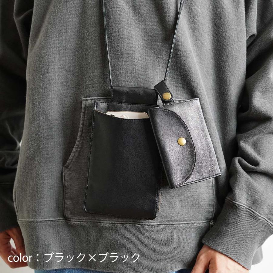 SEASIDE FREERIDE（シーサイドフリーライド） / 21B-SFR063SPL PRAKTIS BAG ショルダーマルチポーチ - ベージュ × ブラック スマホショルダー 黒 ミニ ショル… | seaside freeride | 05