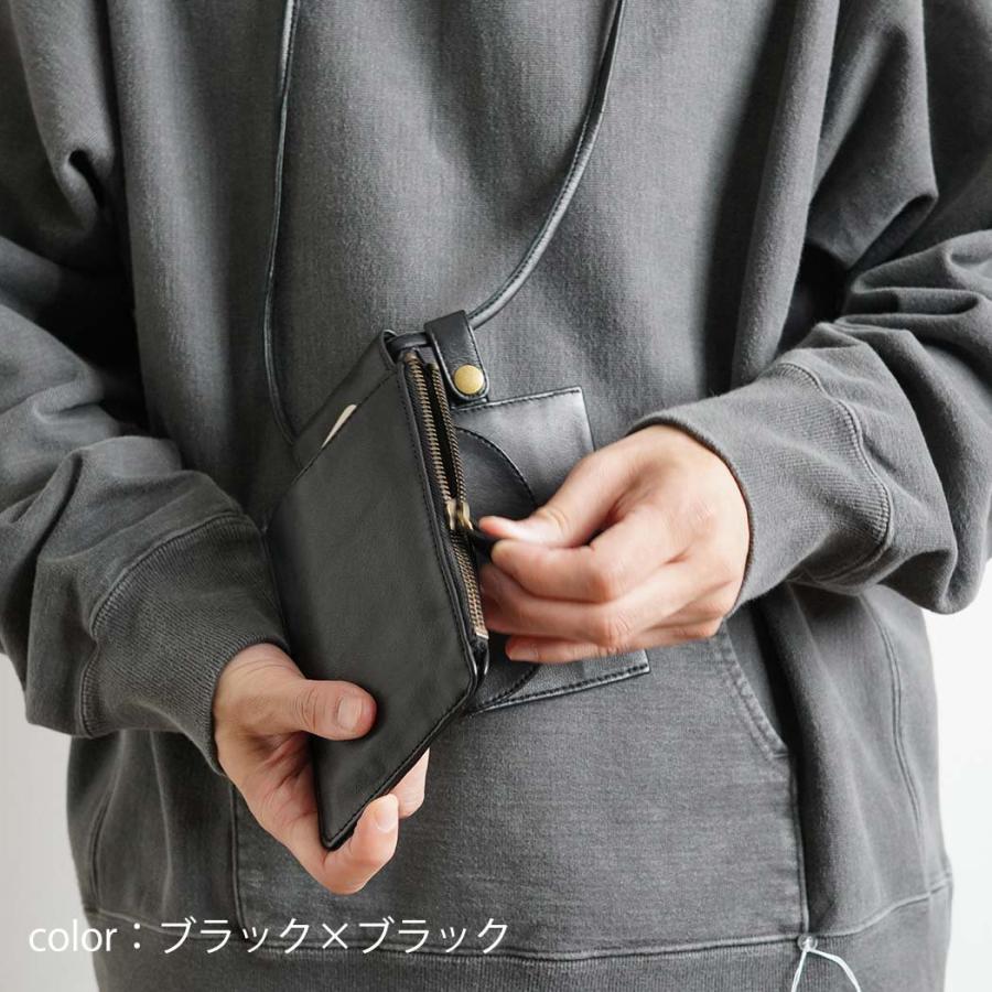 SEASIDE FREERIDE（シーサイドフリーライド） / 21B-SFR063SPL PRAKTIS BAG ショルダーマルチポーチ - ベージュ × ブラック スマホショルダー 黒 ミニ ショル… | seaside freeride | 06