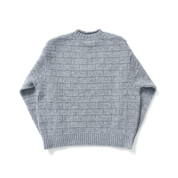 Neweye / NE22W005 Block Knit - Concrete ニューアイ ブロックニット | Neweye | 01