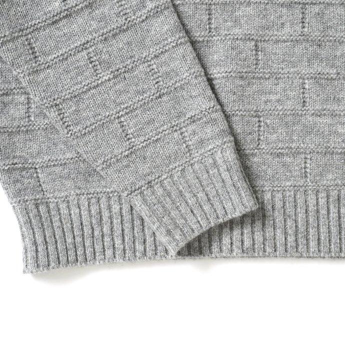 Neweye / NE22W005 Block Knit - Concrete ニューアイ ブロックニット | Neweye | 04