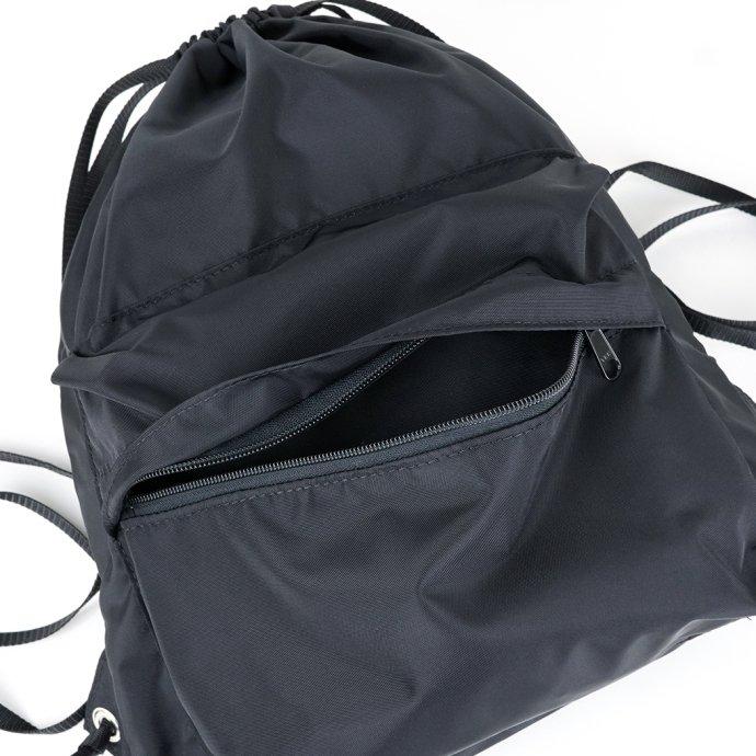 SMOKE T ONE / THE ONE SACK PACK - Black ブラック スモークトーン ナップサック 巾着バッグ デイパック バックパック リュック プチギフト プレゼント お祝… | ONE | 06