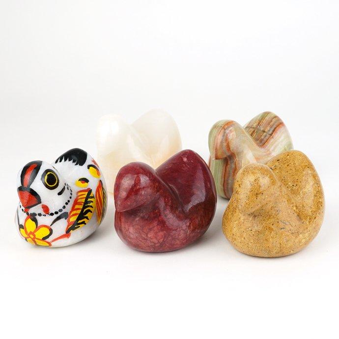 Marble Birds Type-01 Dan - Red マーブルバード ダン レッド OB001-0102 雑貨 置物 ペーパーウエイト オブジェ プチギフト プレゼント お祝い 贈り物 ポイン… |  | 07