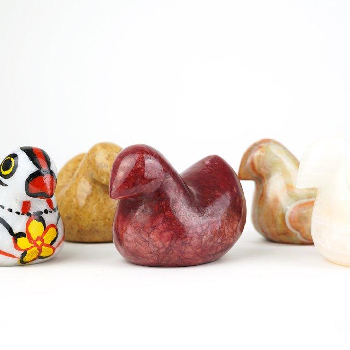 Marble Birds Type-01 Dan - Brown マーブルバード ダン ブラウン OB001-0103 雑貨 置物 ペーパーウエイト オブジェ プチギフト プレゼント お祝い 贈り物 ポ… |  | 05