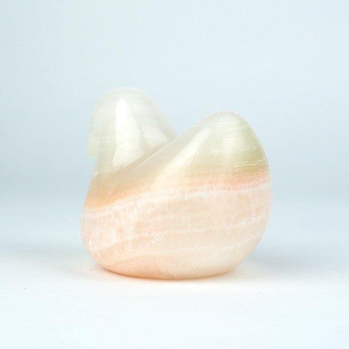 Marble Birds Type-01 Dan - White マーブルバード ダン ホワイト OB001-0104 雑貨 置物 ペーパーウエイト オブジェ プチギフト プレゼント お祝い 贈り物 ポ… |  | 03