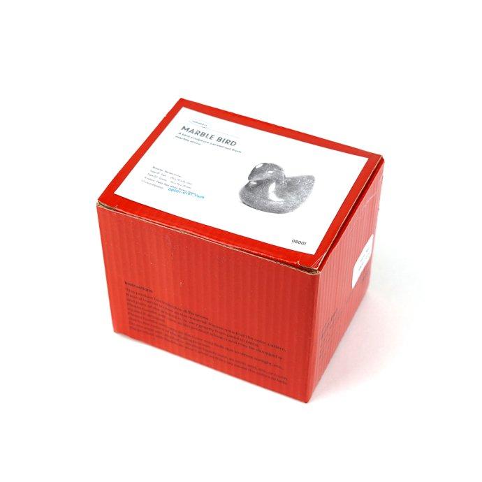 Marble Birds Type-01 Dan - White マーブルバード ダン ホワイト OB001-0104 雑貨 置物 ペーパーウエイト オブジェ プチギフト プレゼント お祝い 贈り物 ポ… |  | 08
