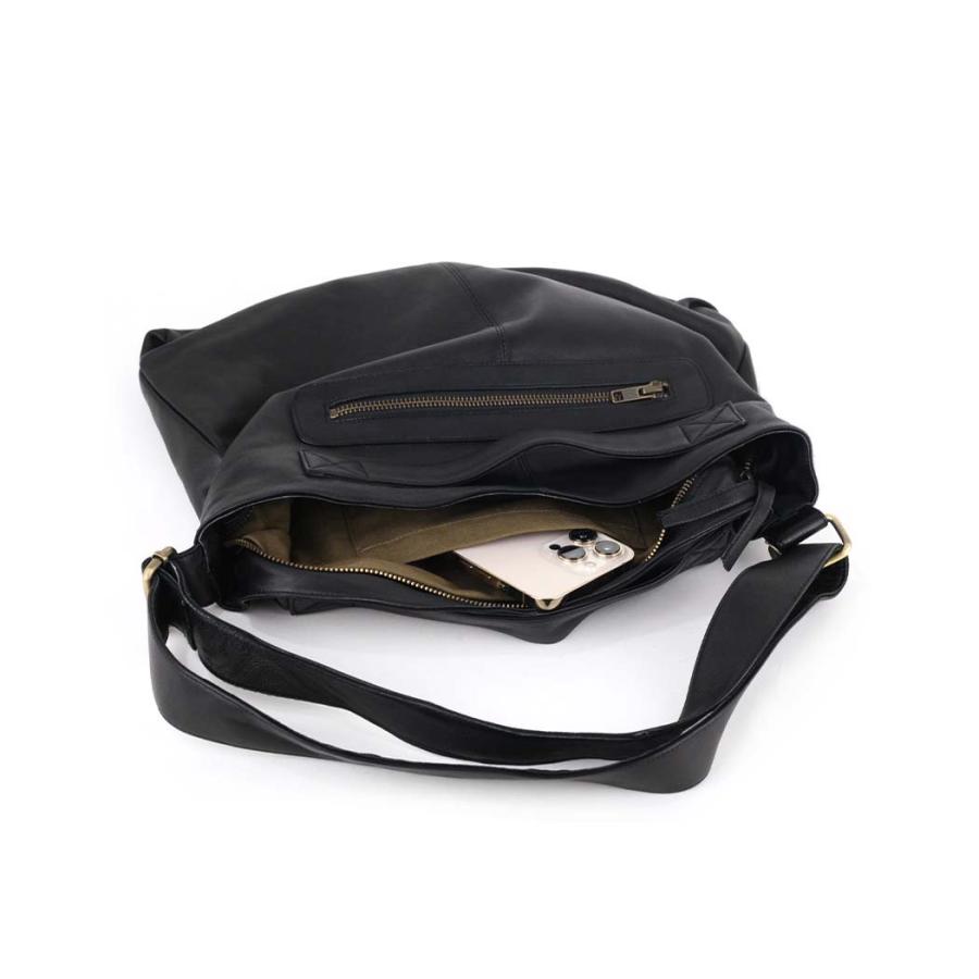 SEASIDE FREERIDE (シーサイドフリーライド) / 17B-NS-SFR1468L LE PKT BAG L ショルダーバッグ -ブラック | seaside freeride | 03