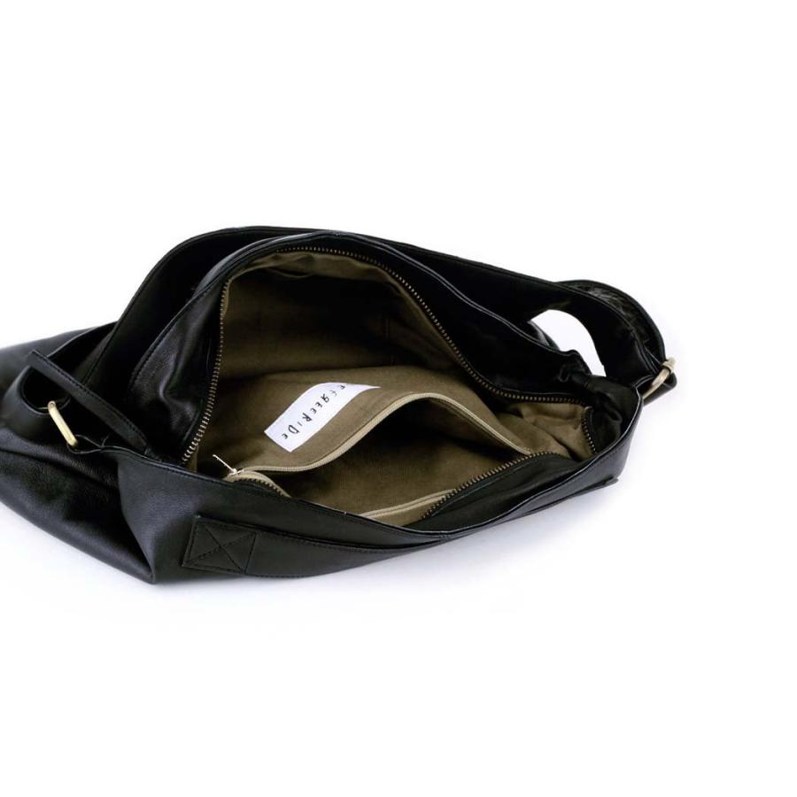 SEASIDE FREERIDE (シーサイドフリーライド) / 17B-NS-SFR1468L LE PKT BAG L ショルダーバッグ -ブラック | seaside freeride | 04