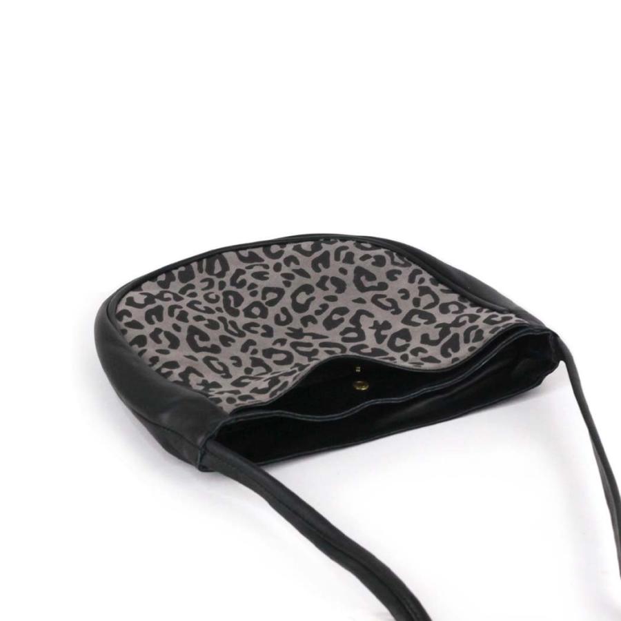 SEASIDE FREERIDE (シーサイドフリーライド) / 21B-SFR060SPL LSF BAG SPL ラウンドショルダーバッグ - レオパード グレー×ブラック | seaside freeride | 01