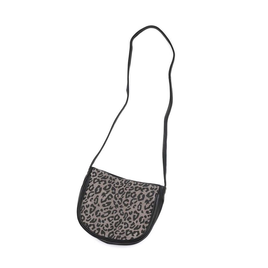 SEASIDE FREERIDE (シーサイドフリーライド) / 21B-SFR060SPL LSF BAG SPL ラウンドショルダーバッグ - レオパード グレー×ブラック | seaside freeride | 04