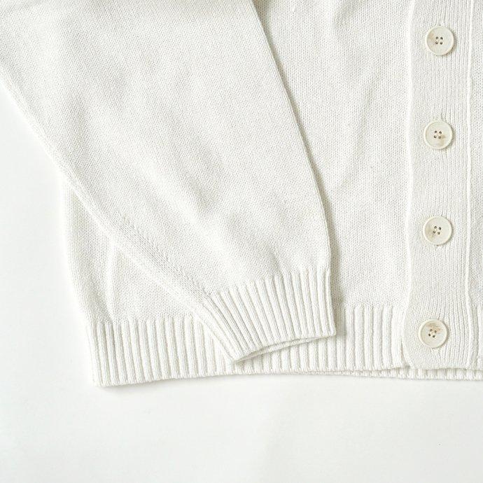 ORCIVAL オーシバル / Vネックカーディガン MEN - White コットンヘンプ ホワイト メンズ #OR-D0050 CHP | ORCIVAL | 03