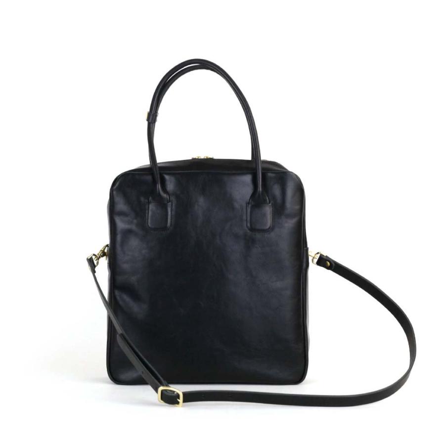 Ense (アンサ) / square boston PA801 スクエア 2WAY ボストンバッグ - ブラック | Ense | 01