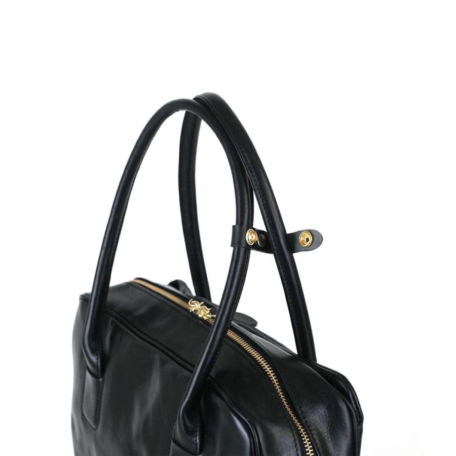 Ense (アンサ) / square boston PA801 スクエア 2WAY ボストンバッグ - ブラック | Ense | 06