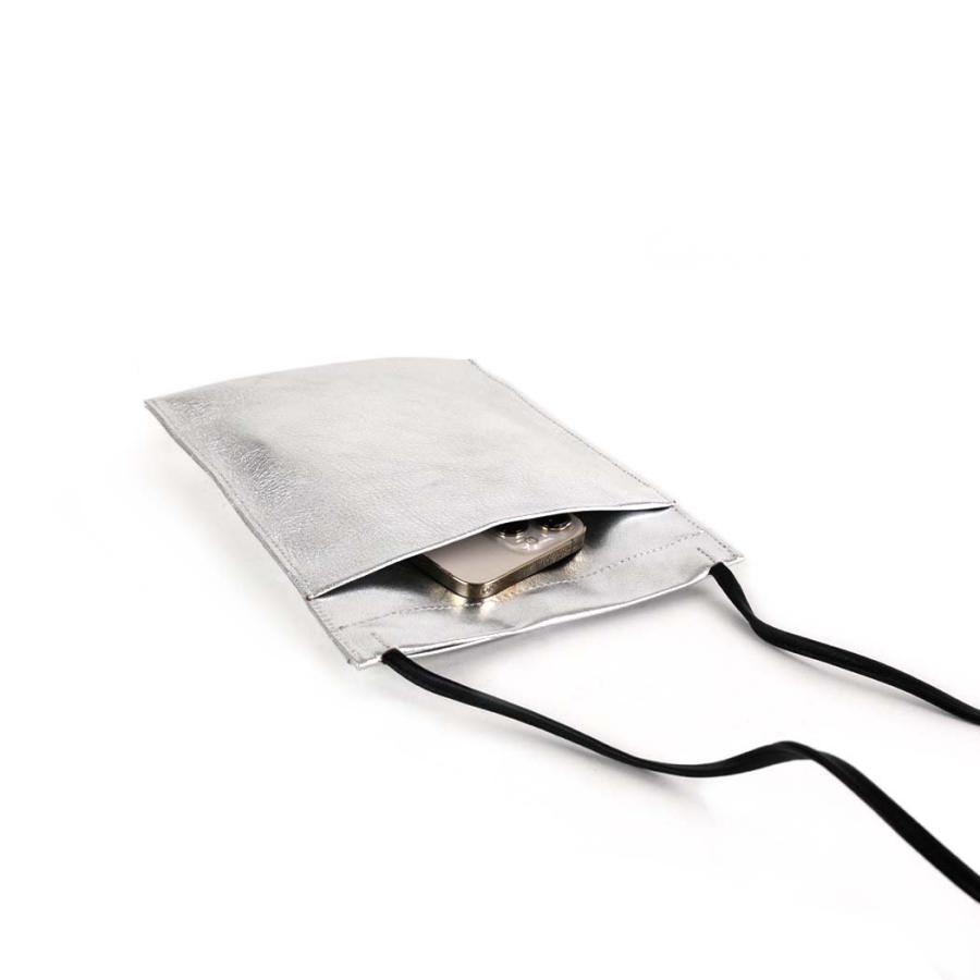 Ense (アンサ) / tate sacoche S001 タテ サコッシュ - ゴート シルバー | Ense | 02