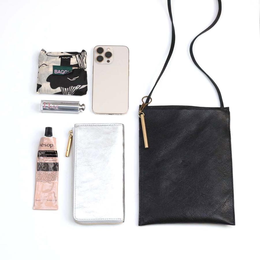 Ense (アンサ) / tate sacoche S001 タテ サコッシュ - ゴート シルバー | Ense | 05