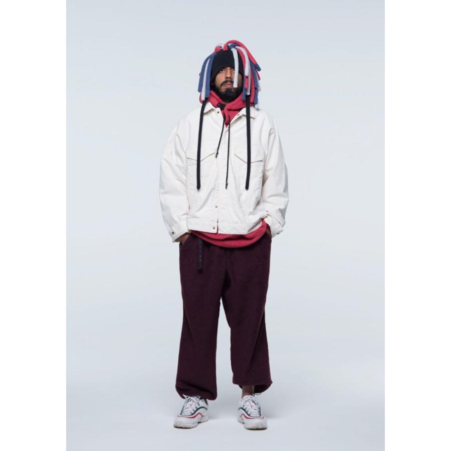 O-（オー）/ FREE SWEAT PANTS フリースイージーパンツ O-W-17 - Wine レイチョウルイラボ | 0-CHO-RUI | 11