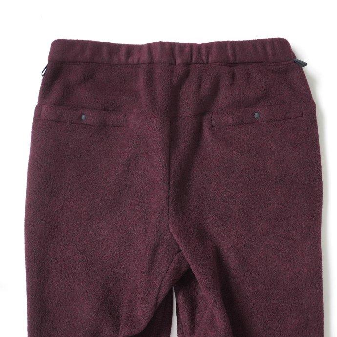 O-（オー）/ FREE SWEAT PANTS フリースイージーパンツ O-W-17 - Wine レイチョウルイラボ | 0-CHO-RUI | 04