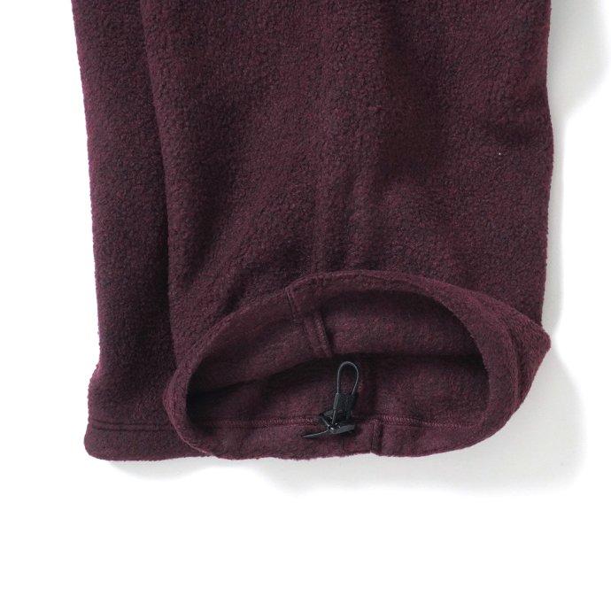 O-（オー）/ FREE SWEAT PANTS フリースイージーパンツ O-W-17 - Wine レイチョウルイラボ | 0-CHO-RUI | 06