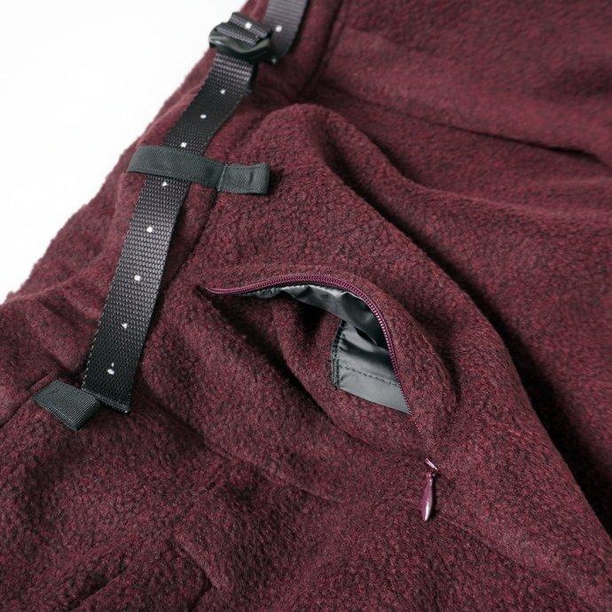 O-（オー）/ FREE SWEAT PANTS フリースイージーパンツ O-W-17 - Wine レイチョウルイラボ | 0-CHO-RUI | 07