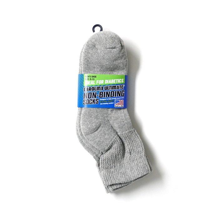 Jefferies Socks / 2ペアパックソックス グレー Carolina Ultimate Non-Binding Quarter Socks 2 Pair Pack - Grey プチギフト プレゼント お祝い 贈り物 ポイ… | 