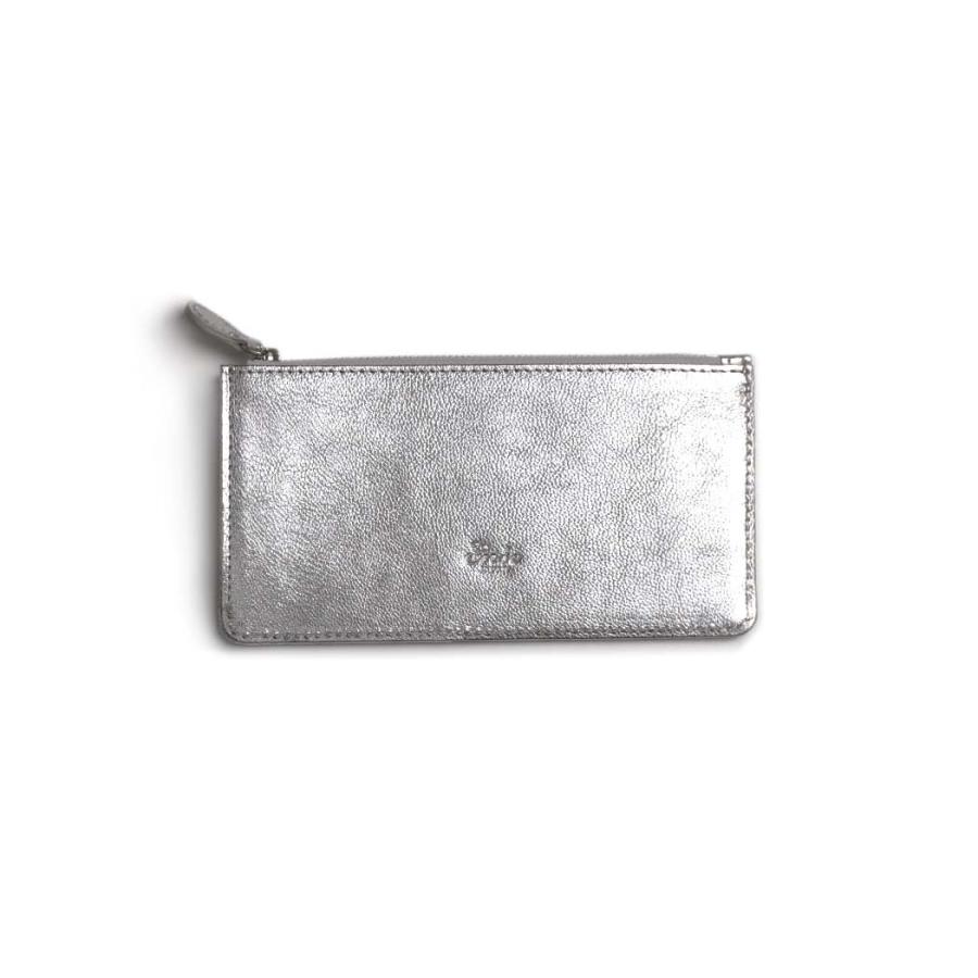 Ense アンサ フラグメントケース 財布 sew136 fragment case フラグメントケース シルバー メタリック カード入れ 小銭入れ スリム ミニマリスト あす楽 | Ense