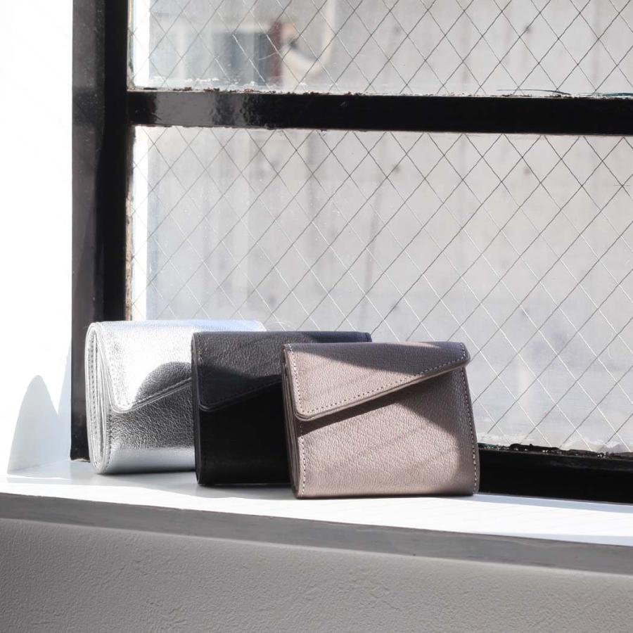 Ense アンサ ミニ財布 sew127R garcon mini wallet right ミニウォレット シルバー 財布 シンプル 軽量 大容量 可愛い 大人 20代 30代 40代 50代 60代 人気 プ… | Ense | 05