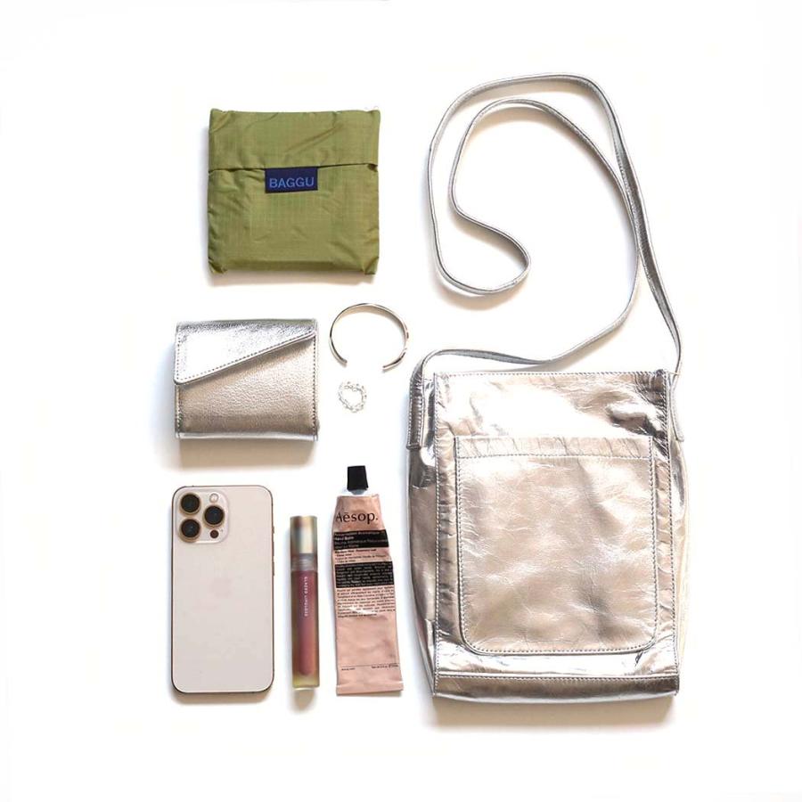 Ense アンサ ミニ財布 sew127R garcon mini wallet right ミニウォレット シルバー 財布 シンプル 軽量 大容量 可愛い 大人 20代 30代 40代 50代 60代 人気 プ… | Ense | 06