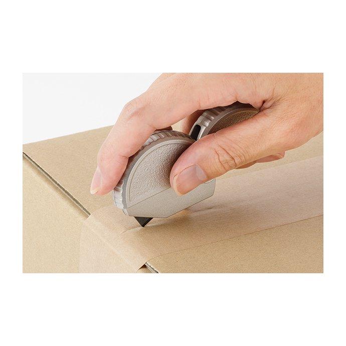 MIDORI ミドリ アルミ ダンボールカッター シルバー デザインフィル 段ボール 開封用 ミニ カッター カッターナイフ 文房具 玄関 ドア 磁石 くっつく 強力マグ… | MIDORI（文具） | 02