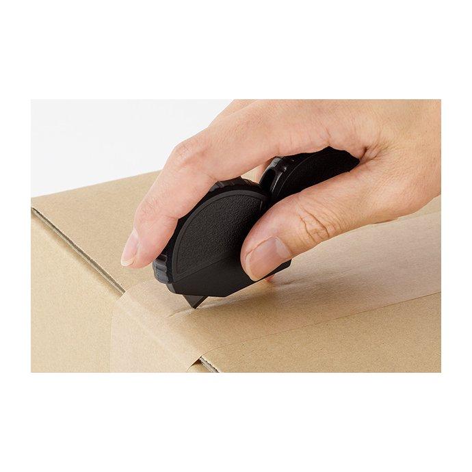 MIDORI ミドリ アルミ ダンボールカッター 黒 デザインフィル 段ボール 開封用 ミニ カッター カッターナイフ 文房具 玄関 ドア 磁石 くっつく 強力マグネット… | MIDORI（文具） | 02