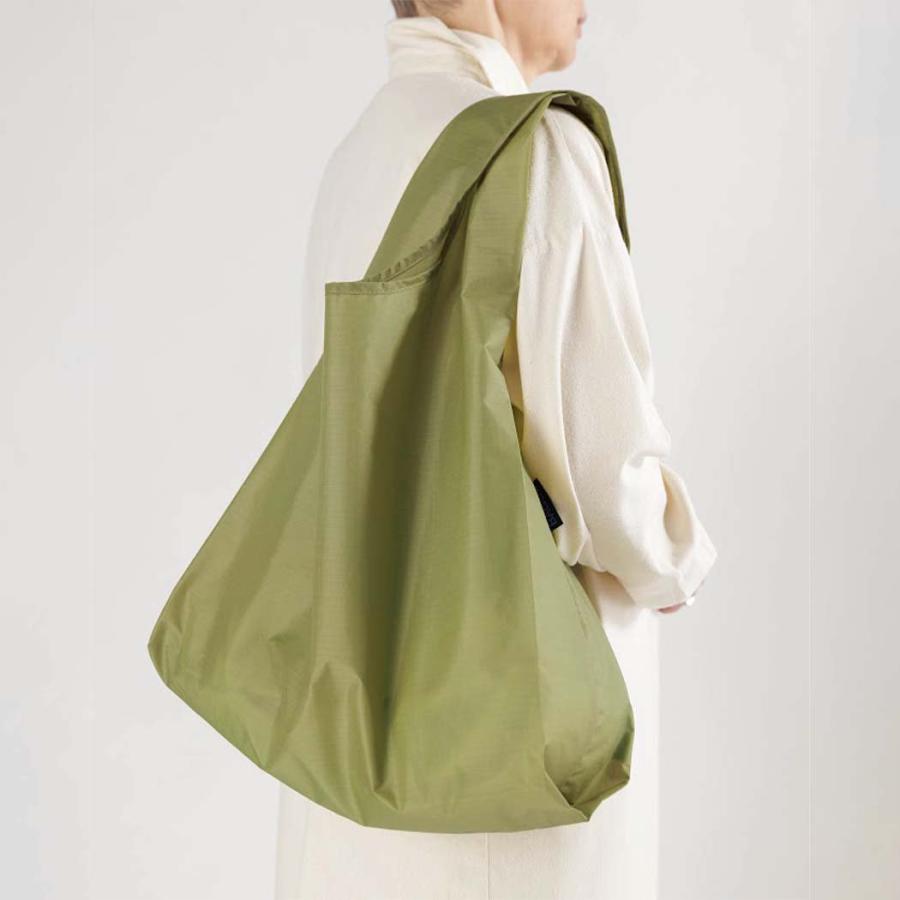 BAGGU バグー STANDARD エコバッグ ピスタチオグリーン 2023年 新色 洗濯可能 折り畳み コンパクト 軽量 大容量 レジバッグ 買い物 大きい レジ袋 コンビニ袋 … | BAGGU | 02
