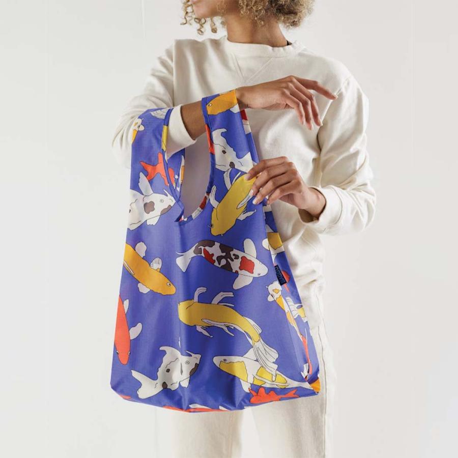 BAGGU バグー STANDARD エコバッグ ニシキゴイ 2023年 新色 洗濯可能 折り畳み コンパクト 軽量 大容量 レジバッグ 買い物 大きい レジ袋 コンビニ袋 入園 入… | BAGGU | 02