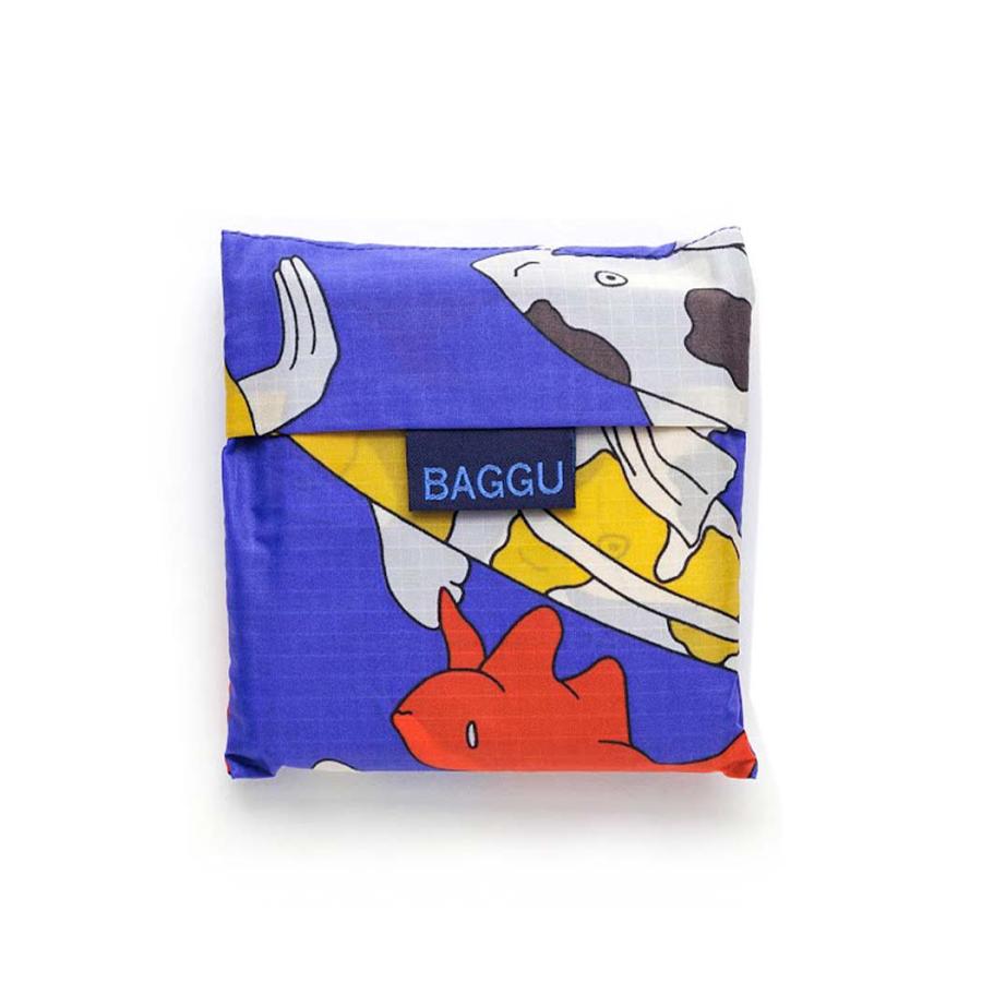 BAGGU バグー STANDARD エコバッグ ニシキゴイ 2023年 新色 洗濯可能 折り畳み コンパクト 軽量 大容量 レジバッグ 買い物 大きい レジ袋 コンビニ袋 入園 入… | BAGGU | 03