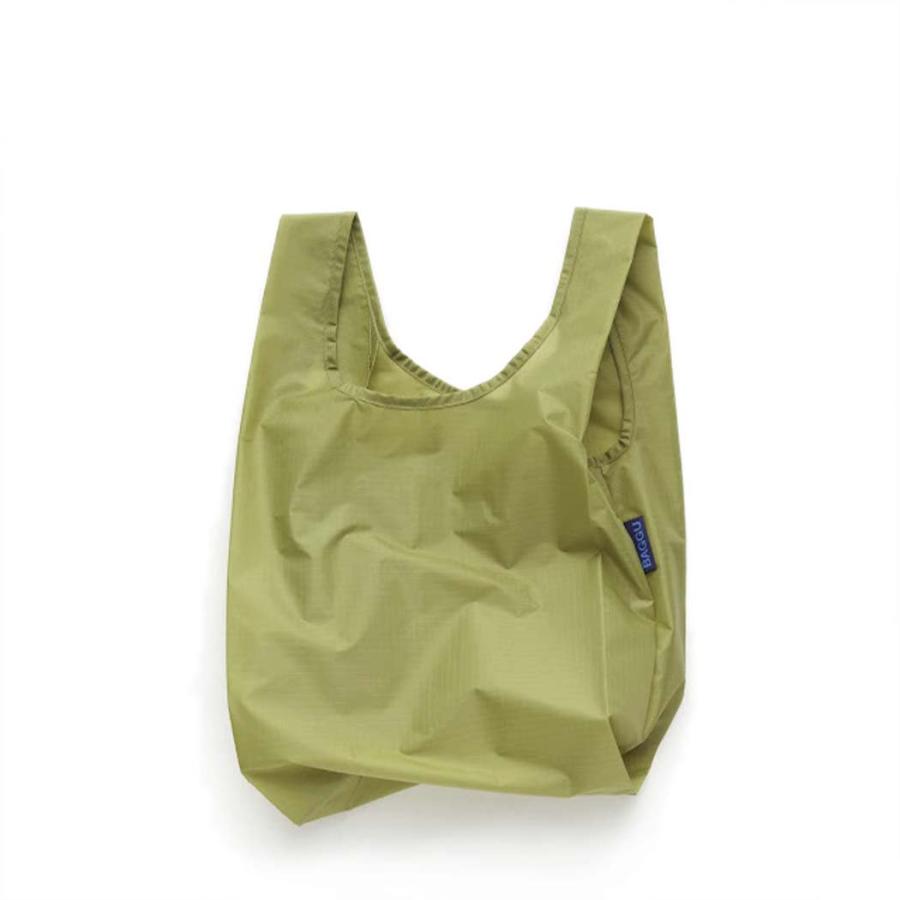 BAGGU バグー BABY エコバッグ ピスタチオグリーン 2023年 新色 ベビー 洗濯可能 折り畳み コンパクト 軽量 ミニ コンビニ レジ袋型 入園 入学 準備 サブバッ… | BAGGU