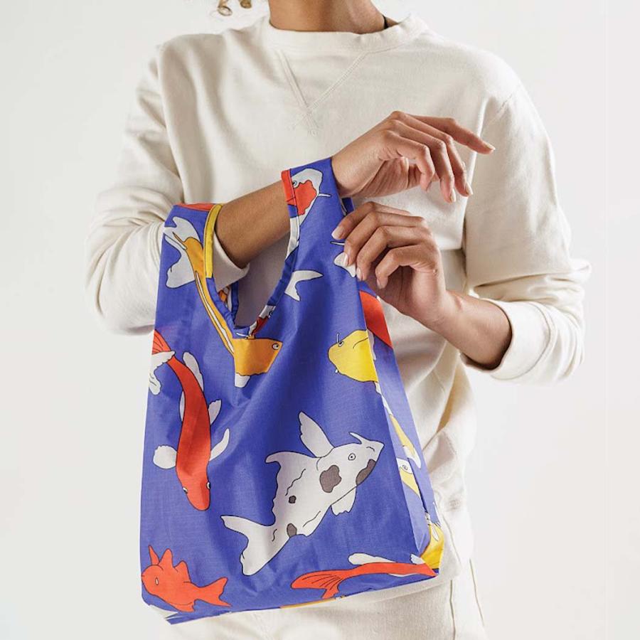 BAGGU バグー BABY エコバッグ ニシキゴイ 2023年 新色 ベビー 洗濯可能 折り畳み コンパクト 軽量 ミニ コンビニ レジ袋型 入園 入学 準備 サブバッグ 新生活… | BAGGU | 02