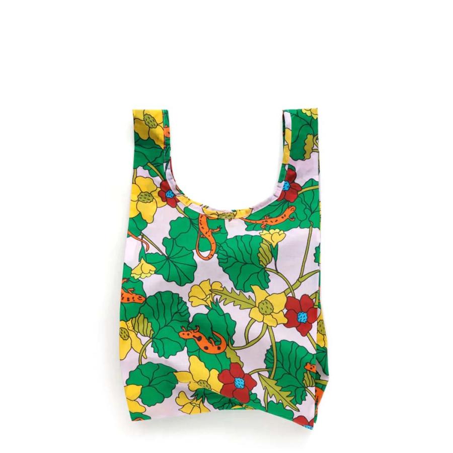 BAGGU バグー BABY エコバッグ マリーゴールドｘイモリ 2023年 新色 ベビー 洗濯可能 折り畳み コンパクト 軽量 ミニ コンビニ レジ袋型 入園 入学 準備 サブ… | BAGGU
