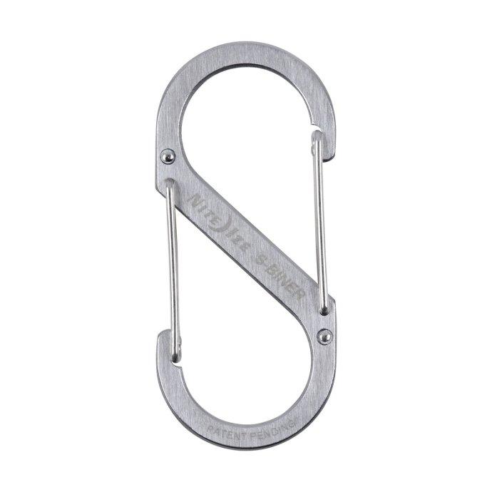 NITE IZE S-Biner ナイトアイズ エスビナー ステンレスシルバー #4 カラビナ キーホルダー アクセサリー キーリング | NITE IZE | 01
