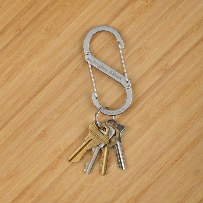 NITE IZE S-Biner ナイトアイズ エスビナー ステンレスシルバー #4 カラビナ キーホルダー アクセサリー キーリング | NITE IZE | 02
