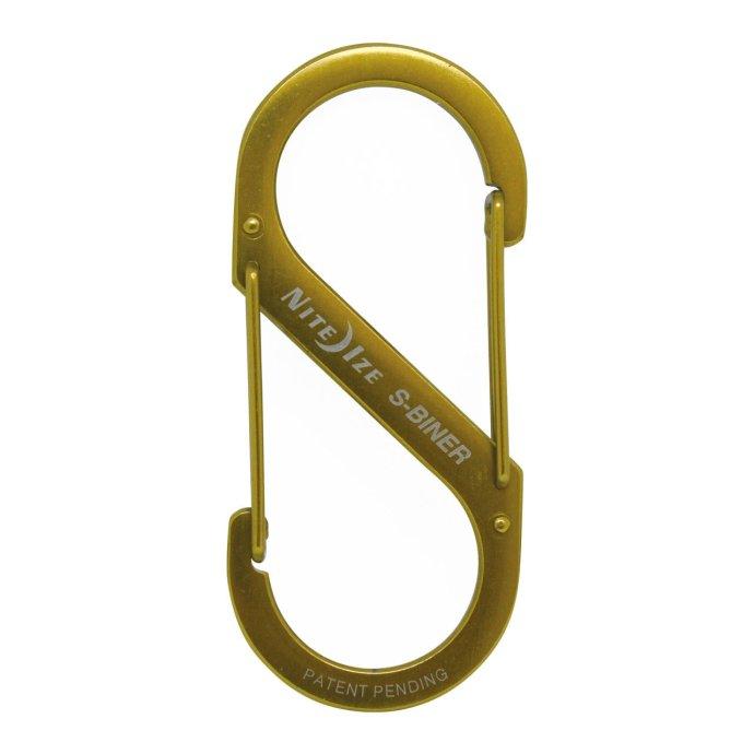 NITE IZE S-Biner ナイトアイズ エスビナー ブラス #4 カラビナ キーホルダー アクセサリー キーリング | NITE IZE | 01