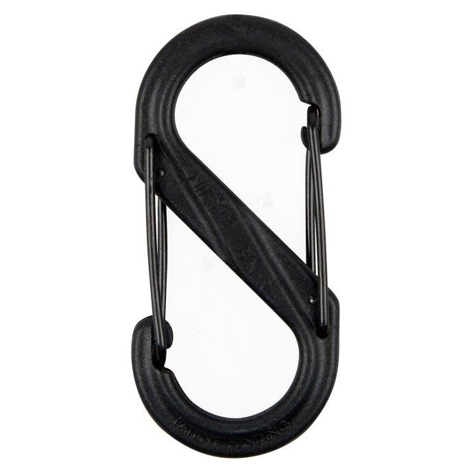 NITE IZE S-Biner ナイトアイズ エスビナー プラスチック #2 ブラック カラビナ キーホルダー アクセサリー キーリング | NITE IZE | 01