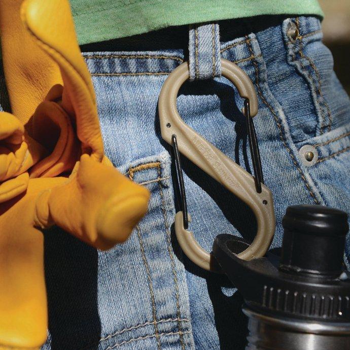 NITE IZE S-Biner ナイトアイズ エスビナー プラスチック #4 コヨーテ カラビナ キーホルダー アクセサリー キーリング | NITE IZE | 06