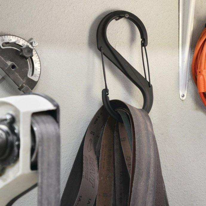 NITE IZE S-Biner ナイトアイズ エスビナー プラスチック #8 ブラック カラビナ キーホルダー アクセサリー キーリング | NITE IZE | 02