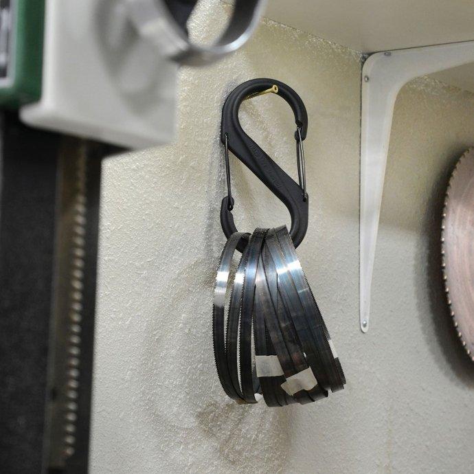 NITE IZE S-Biner ナイトアイズ エスビナー プラスチック #8 ブラック カラビナ キーホルダー アクセサリー キーリング | NITE IZE | 04