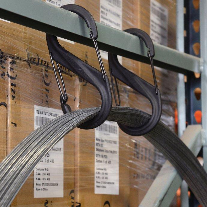 NITE IZE S-Biner ナイトアイズ エスビナー プラスチック #8 ブラック カラビナ キーホルダー アクセサリー キーリング | NITE IZE | 05