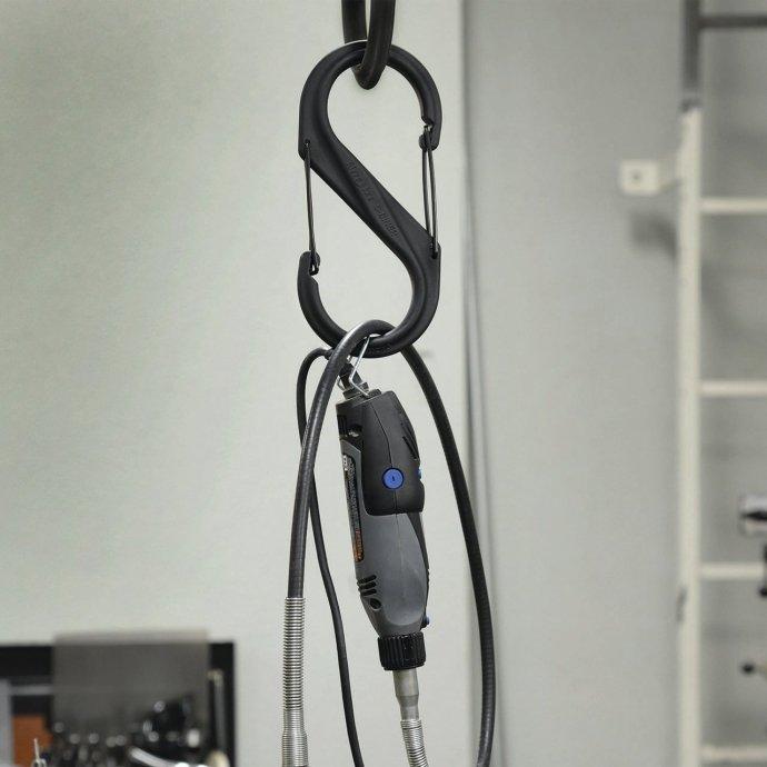 NITE IZE S-Biner ナイトアイズ エスビナー プラスチック #8 ブラック カラビナ キーホルダー アクセサリー キーリング | NITE IZE | 07