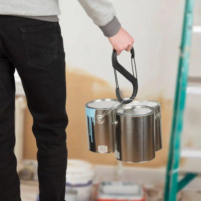 NITE IZE S-Biner ナイトアイズ エスビナー プラスチック #10 ブラック カラビナ キーホルダー アクセサリー キーリング | NITE IZE | 07